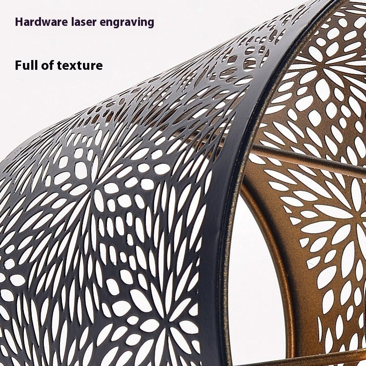 Metal Iron Art Laser-Cut Lampshade | Decorative Lamp Cover Accessory