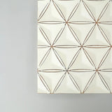 White Square Handcrafted MDF Wall Decor | Elegant Home Accent