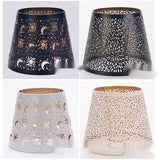 Metal Iron Art Laser-Cut Lampshade | Decorative Lamp Cover Accessory