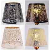 Metal Iron Art Laser-Cut Lampshade | Decorative Lamp Cover Accessory