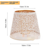 Metal Iron Art Laser-Cut Lampshade | Decorative Lamp Cover Accessory