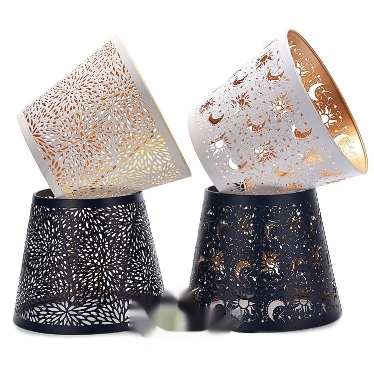 Metal Iron Art Laser-Cut Lampshade | Decorative Lamp Cover Accessory