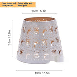 Metal Iron Art Laser-Cut Lampshade | Decorative Lamp Cover Accessory